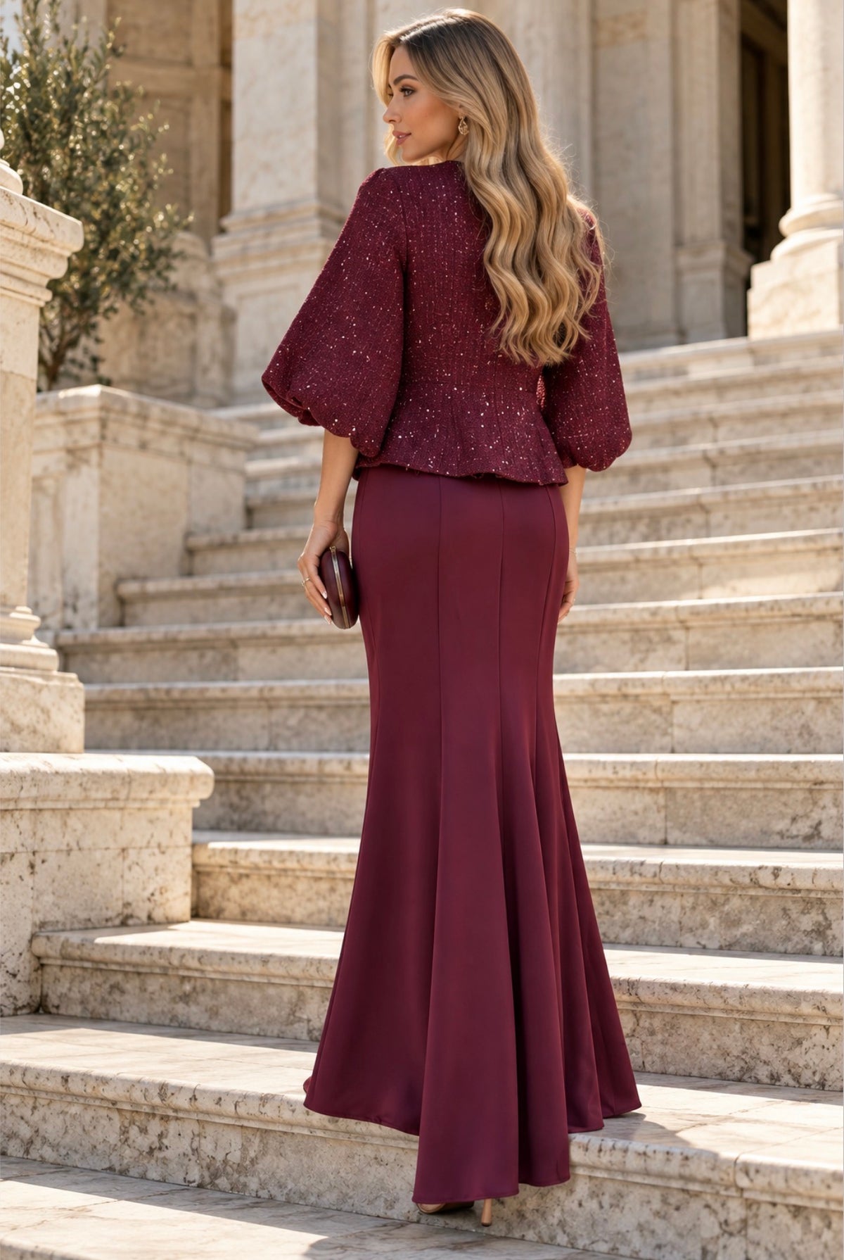 CONJUNTO BORDEAUX
