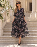 VESTIDO FLORAL COMPRIDO