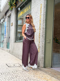 CONJUNTO TECIDO ACETINADO