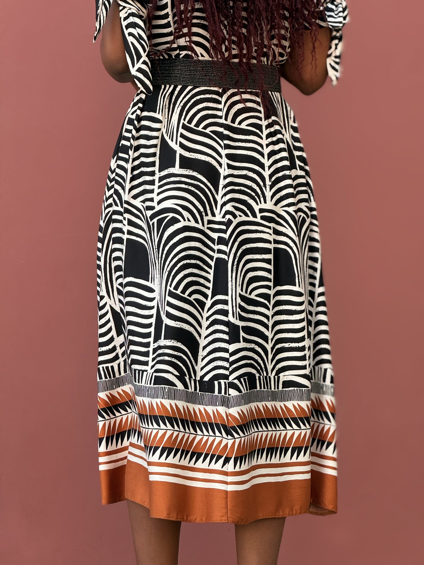Vestido com cinto