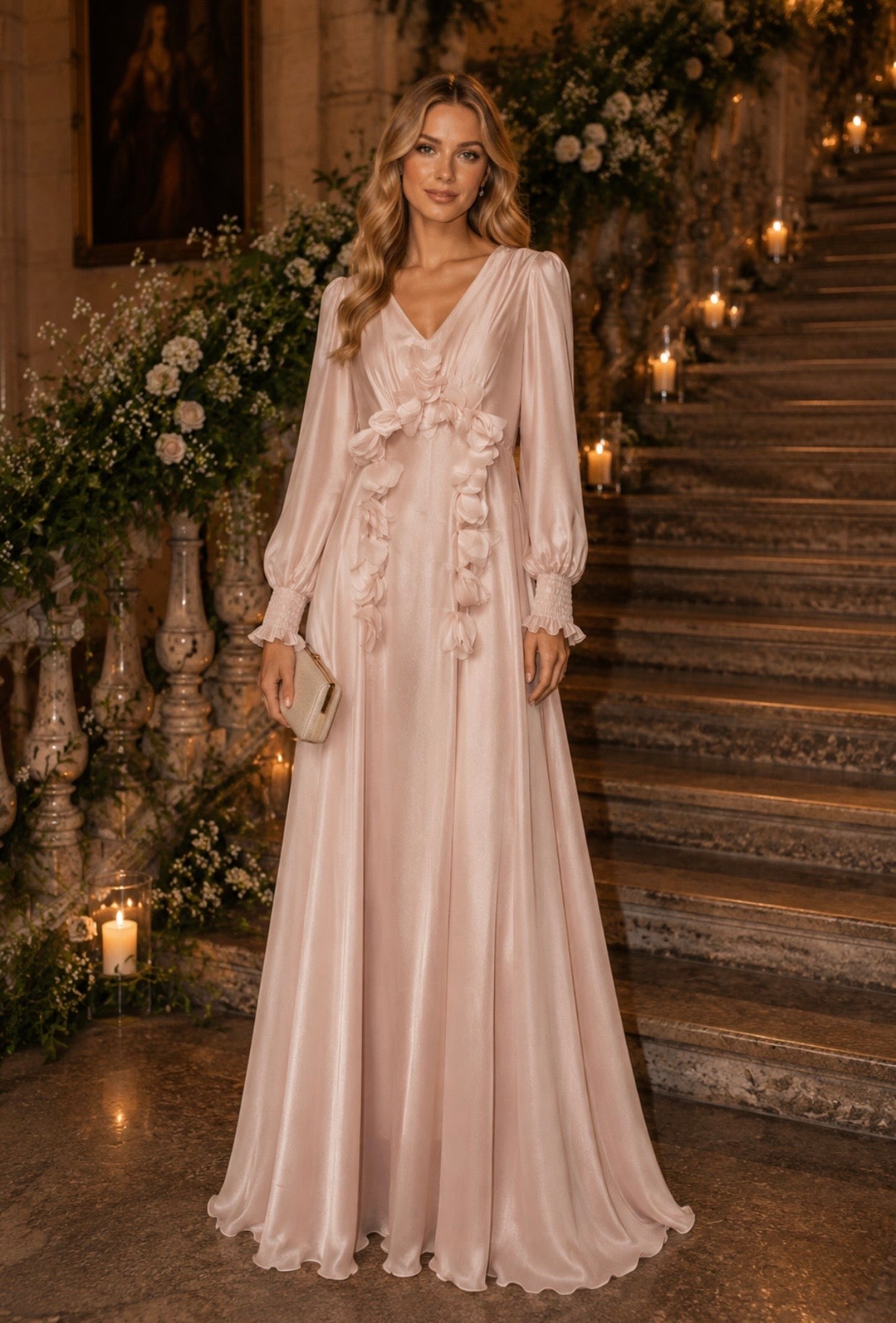 VESTIDO ROSA PÉROLA