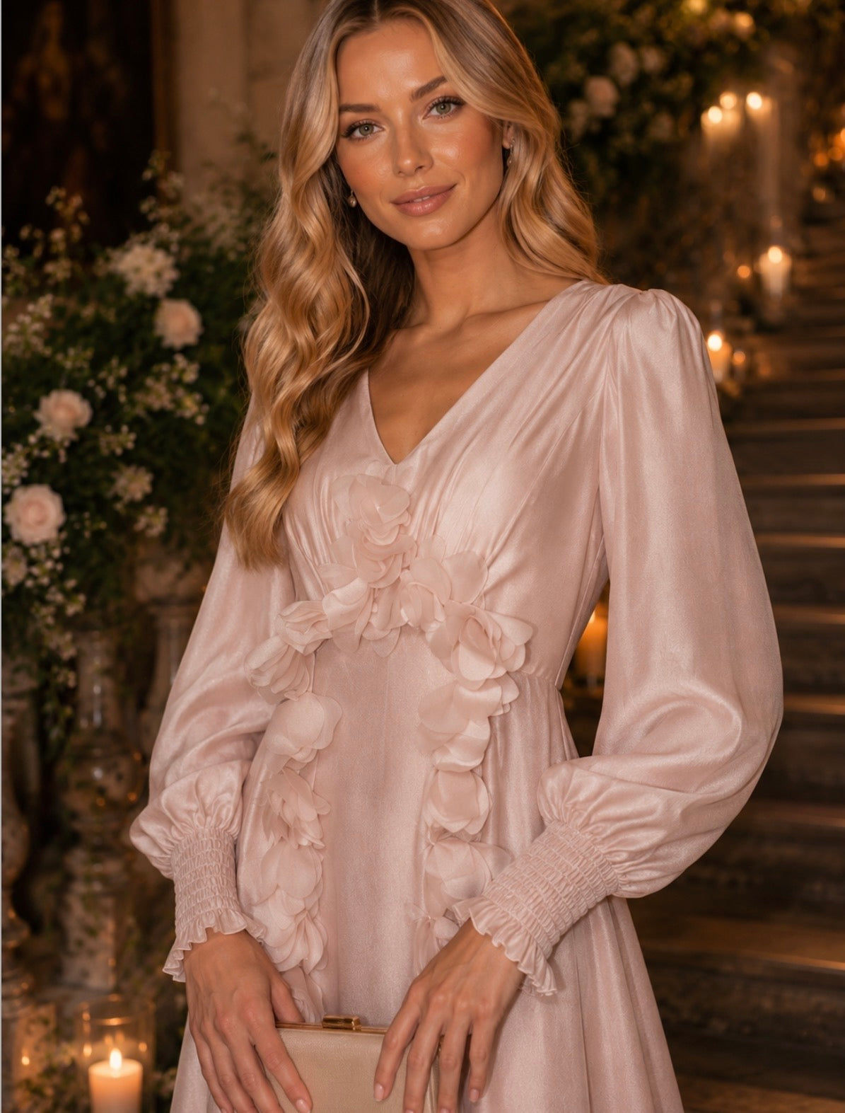 VESTIDO ROSA PÉROLA