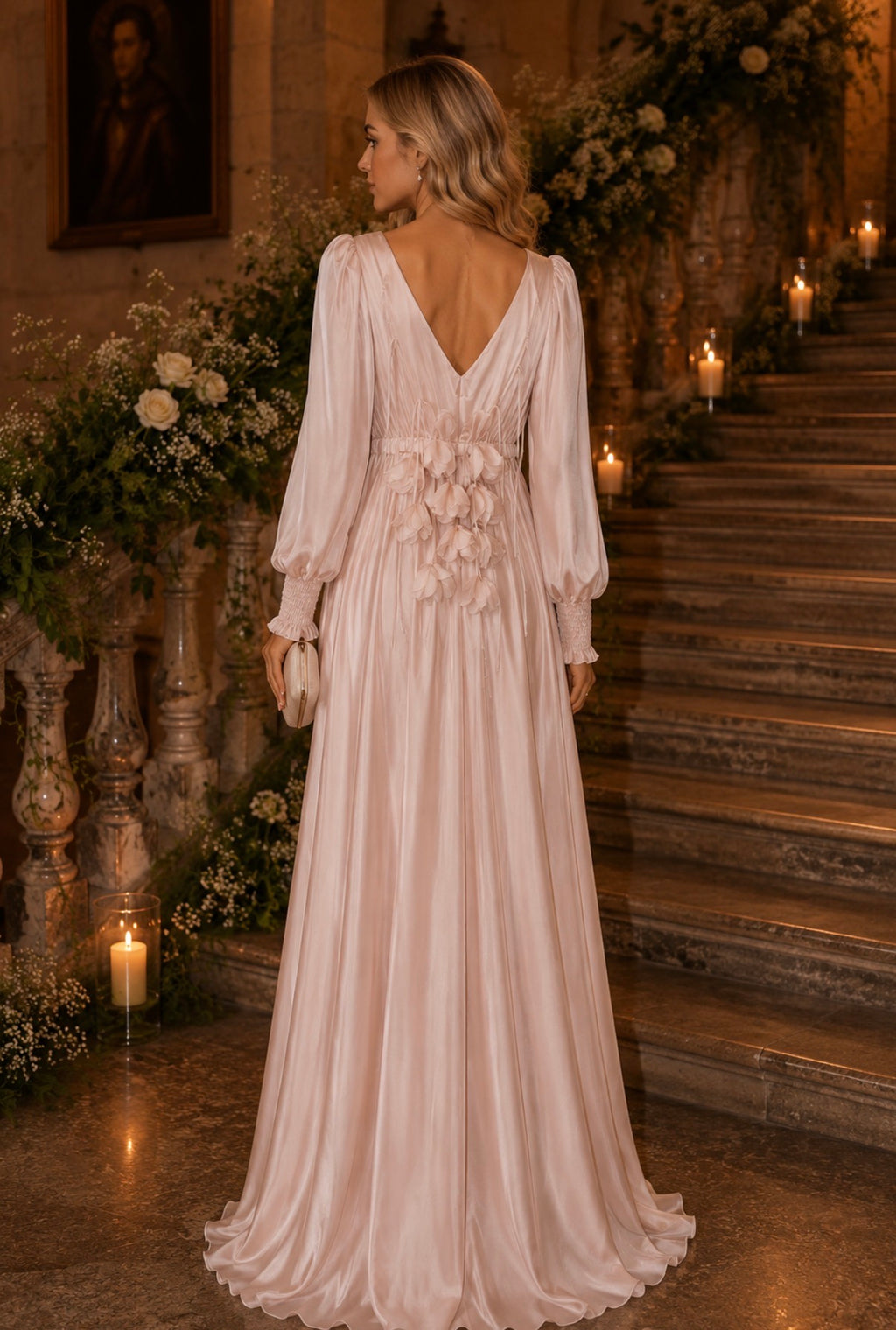 VESTIDO ROSA PÉROLA