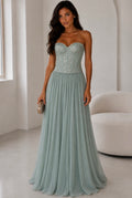 VESTIDO LONGO VERDE