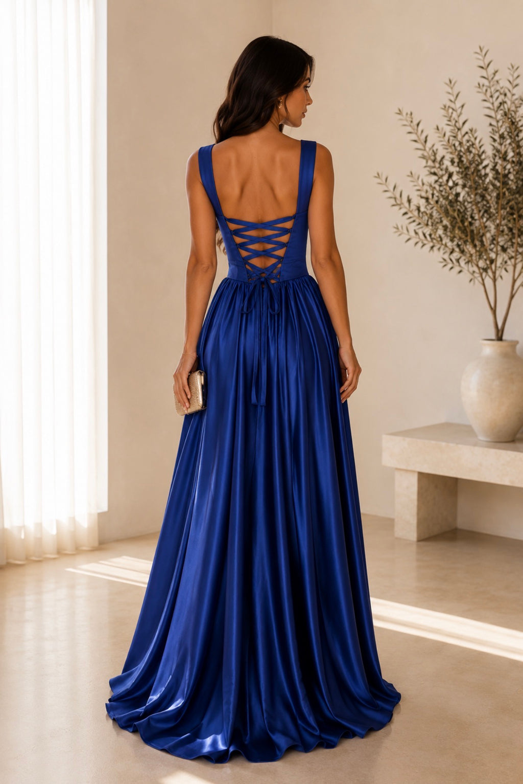 VESTIDO LONGO AZUL