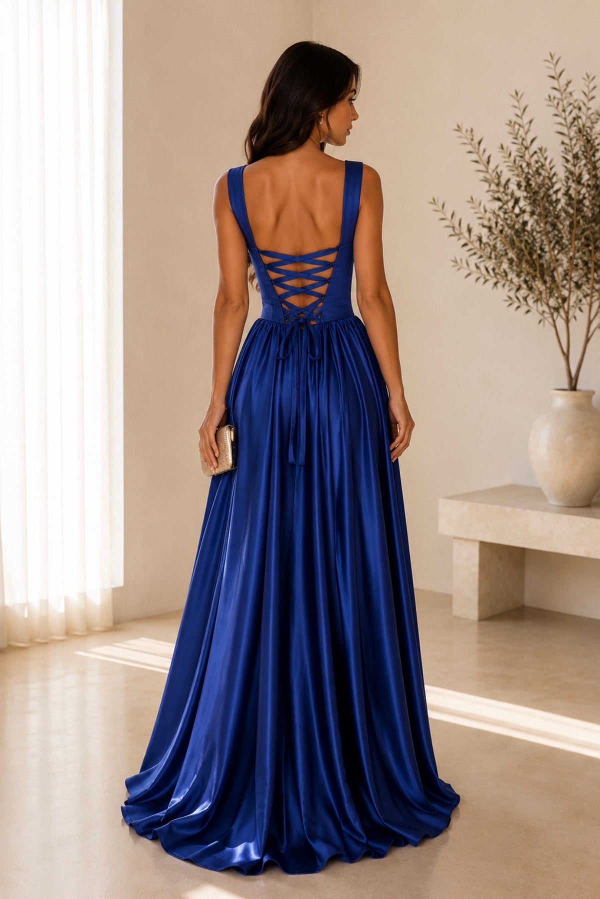 VESTIDO LONGO AZUL