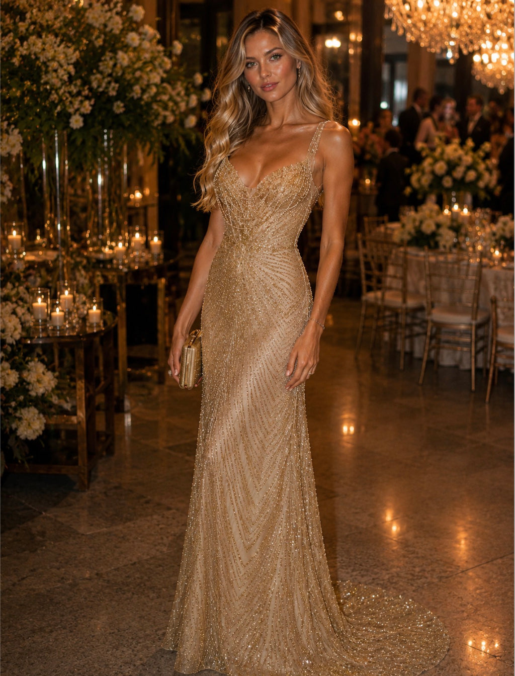 VESTIDO DOURADO