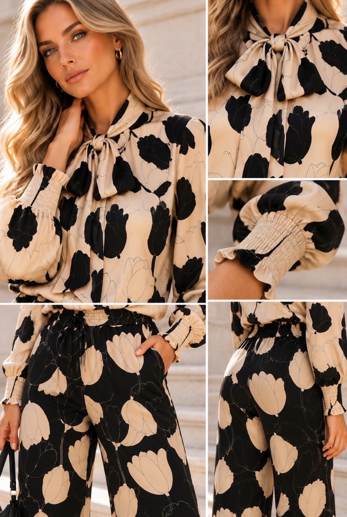 CONJUNTO FLORAL