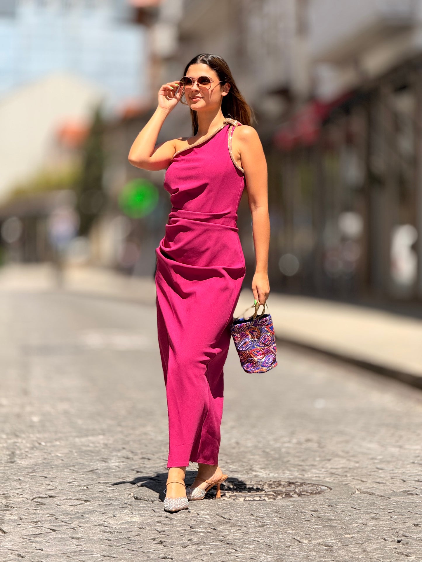 Vestido lexus com brilho