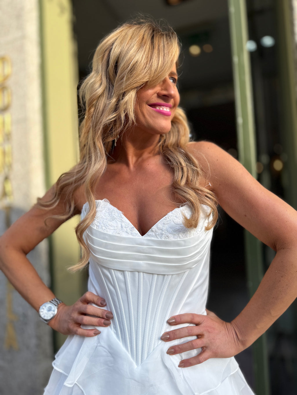 VESTIDO LONGO FOLHOS