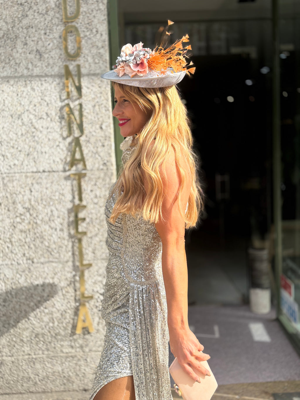 VESTIDO PRATEADO BRILHO