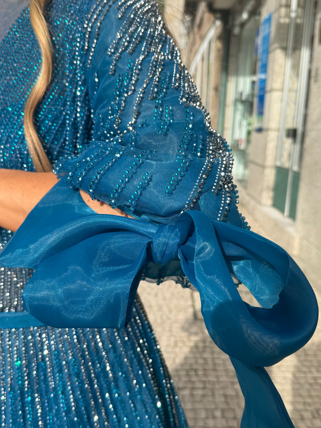VESTIDO PREDRARIA COM ORGANZA