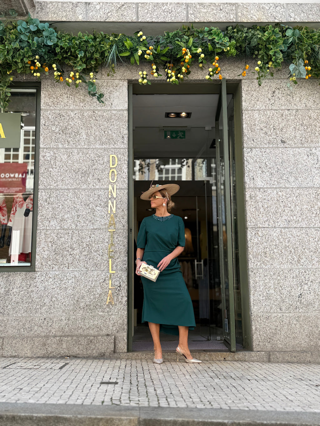 VESTIDO MIDI VERDE