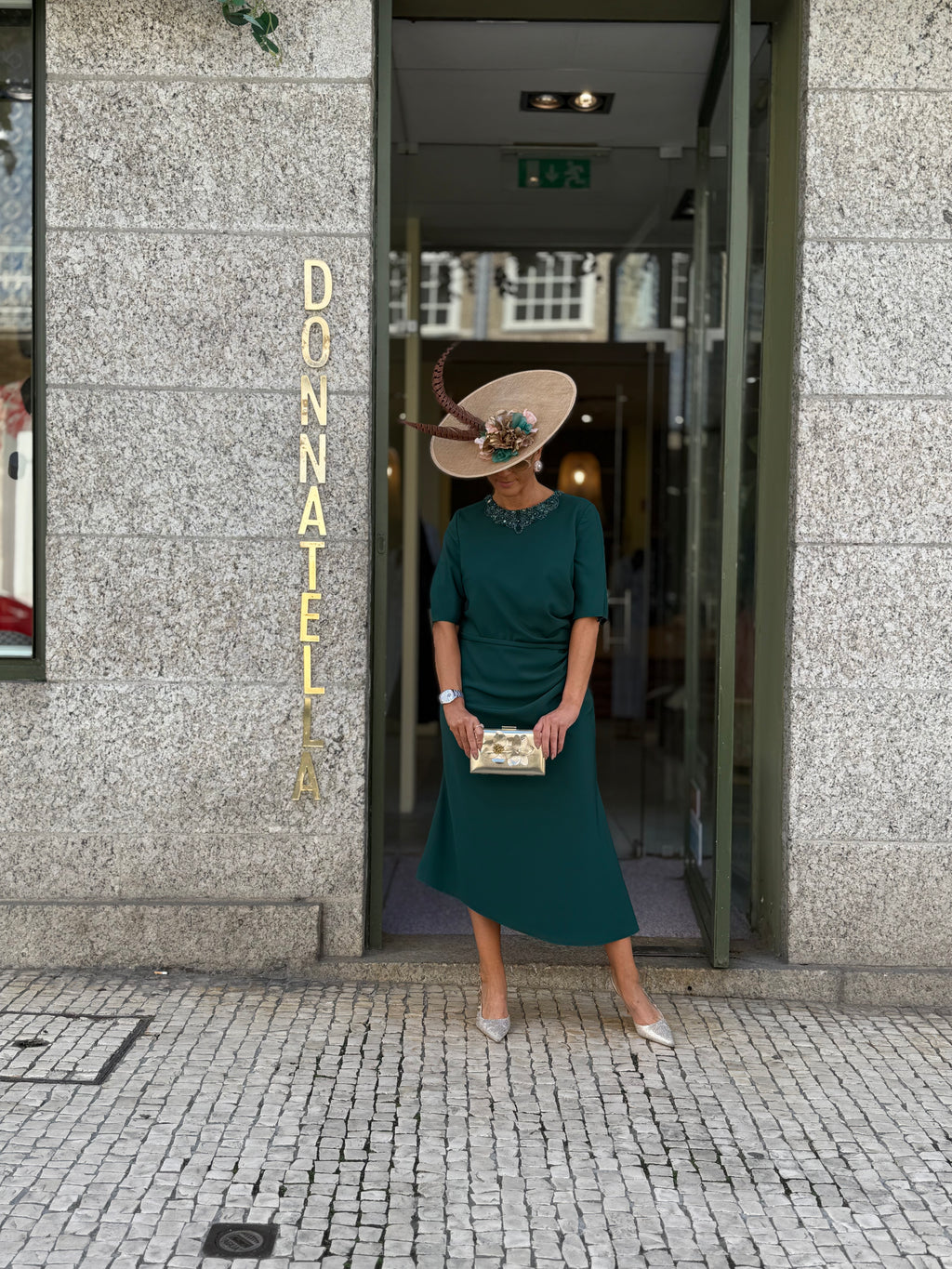 VESTIDO MIDI VERDE