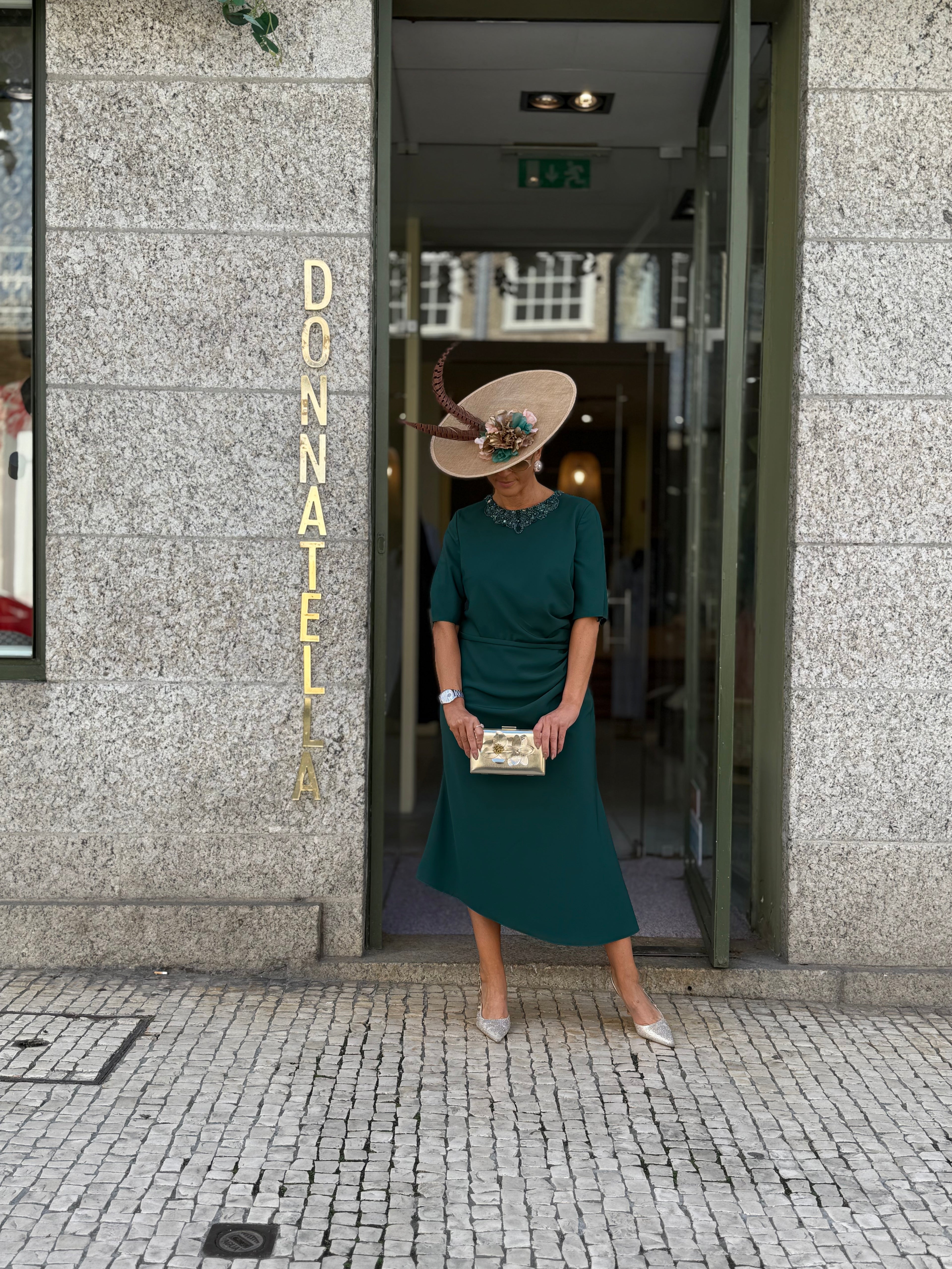 VESTIDO MIDI VERDE