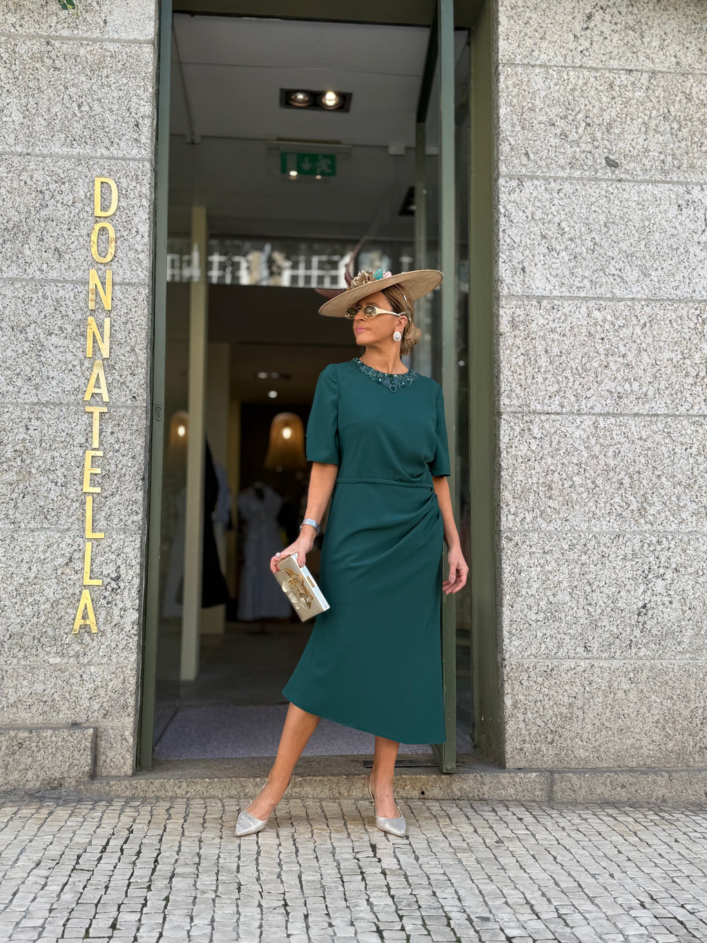 VESTIDO MIDI VERDE