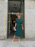 VESTIDO MIDI VERDE