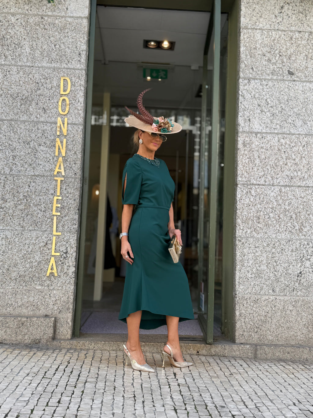 VESTIDO MIDI VERDE