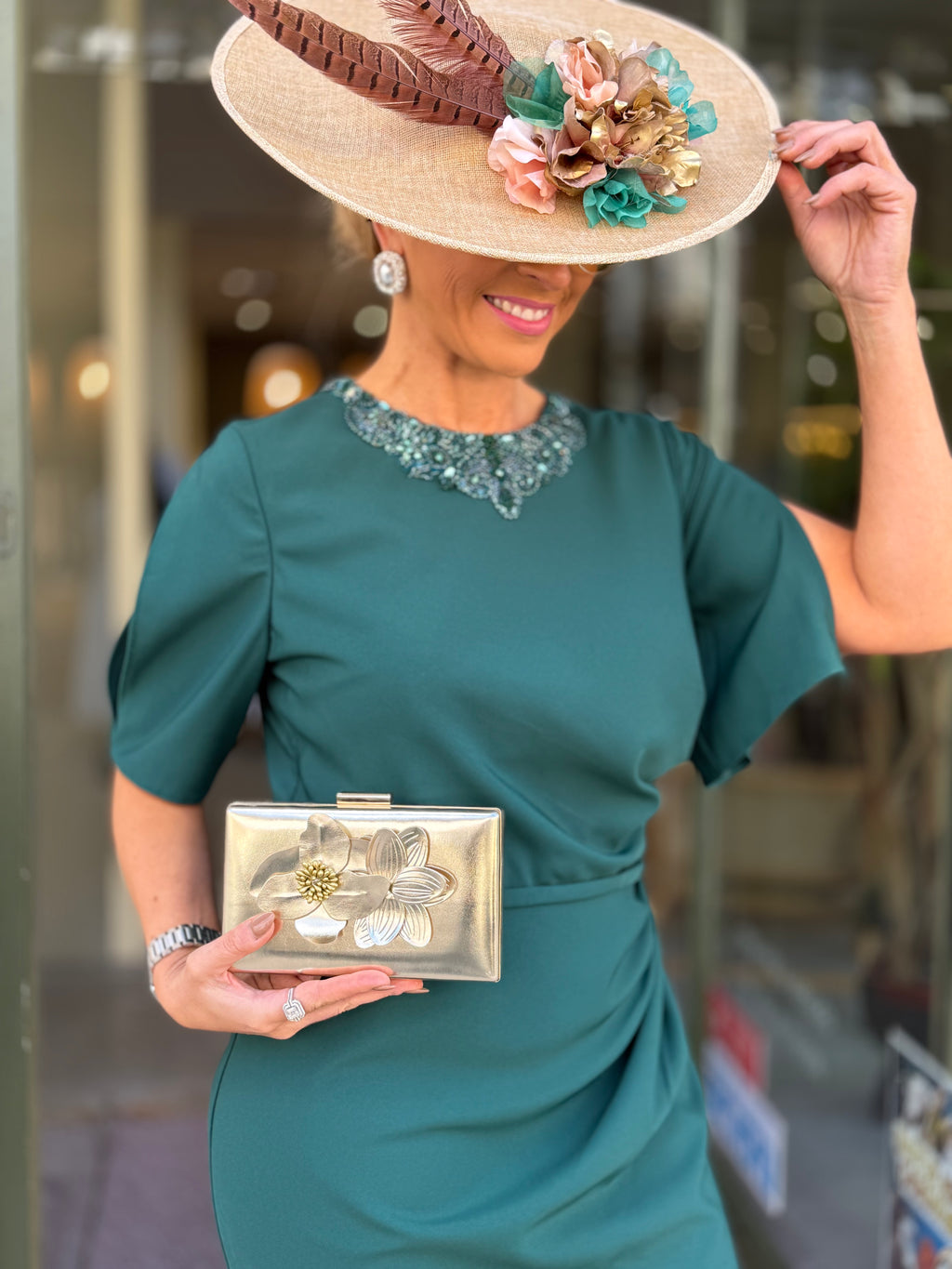 VESTIDO MIDI VERDE