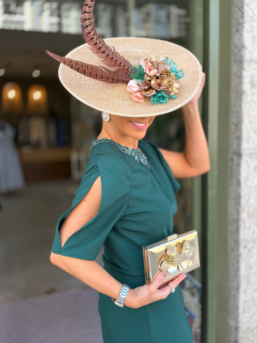 VESTIDO MIDI VERDE