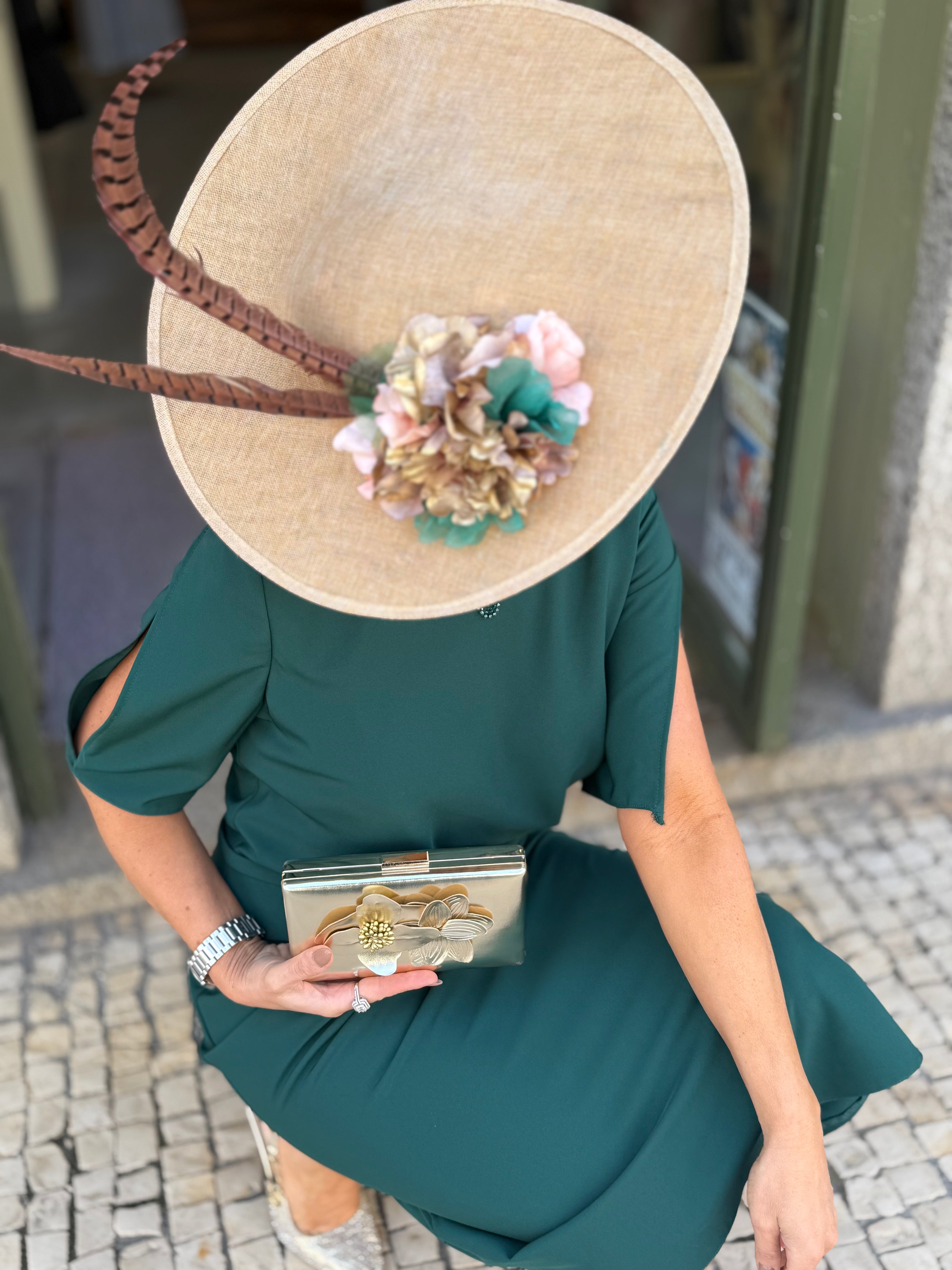 VESTIDO MIDI VERDE