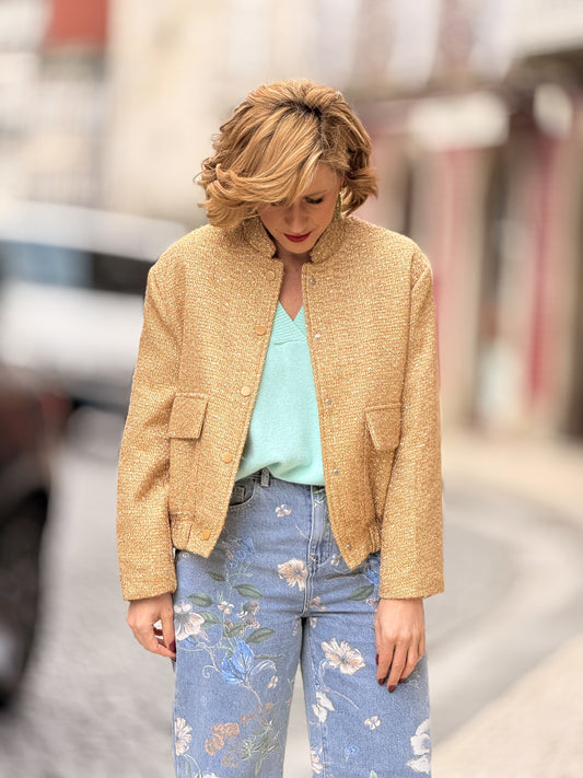 Bomber dourado