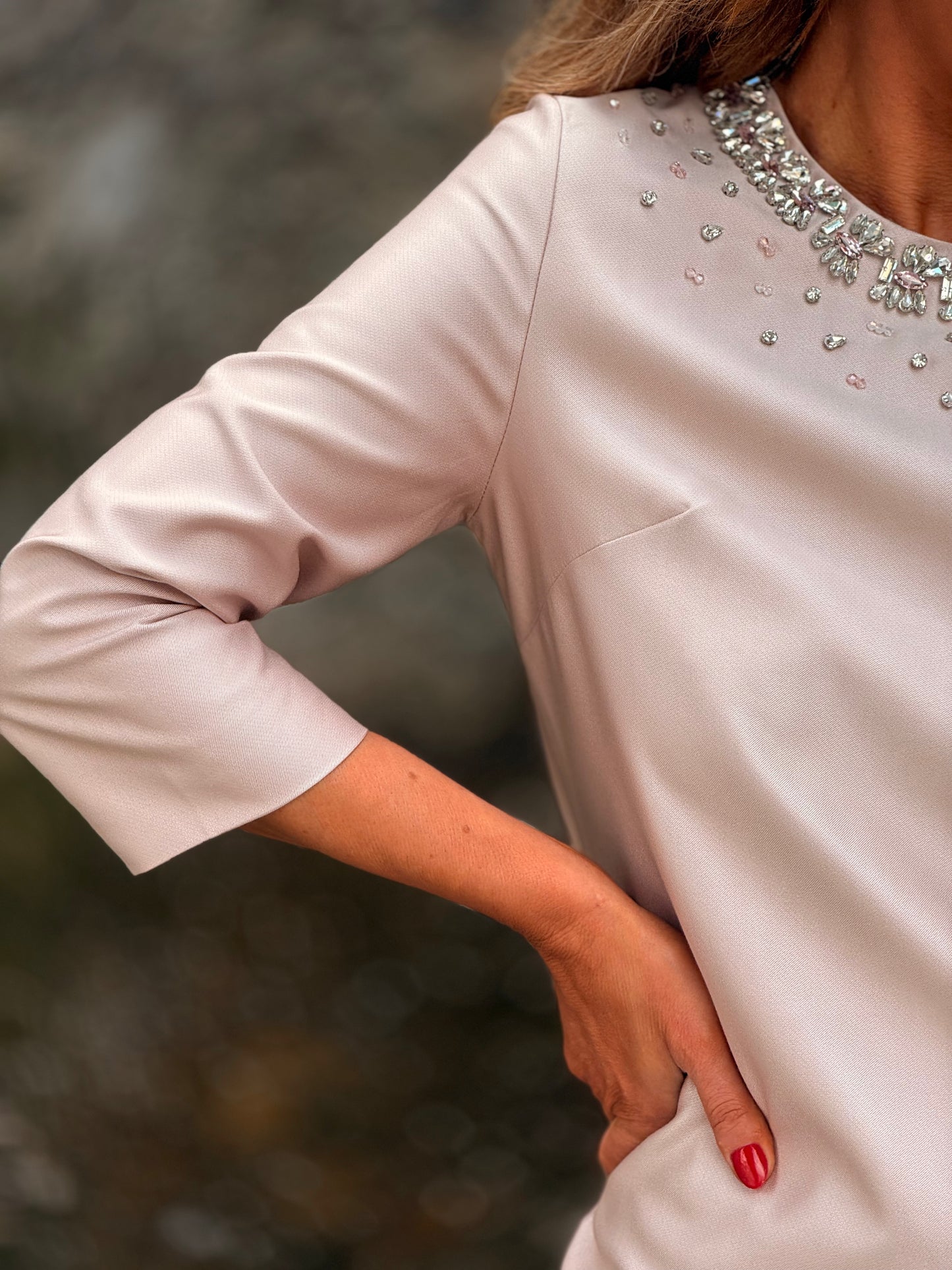 Vestido com brilho