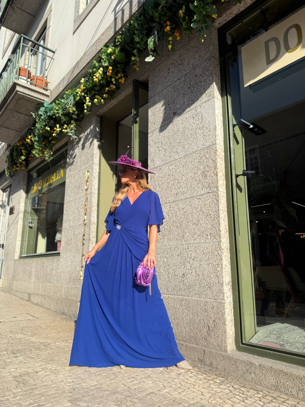 VESTIDO AZUL MARINHO
