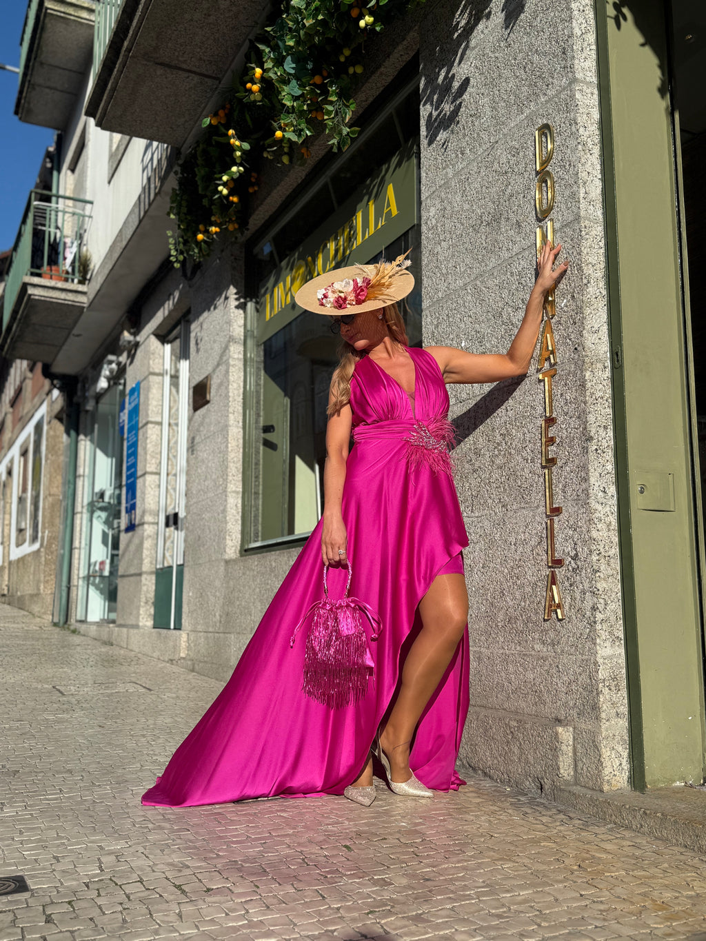 VESTIDO ROSA