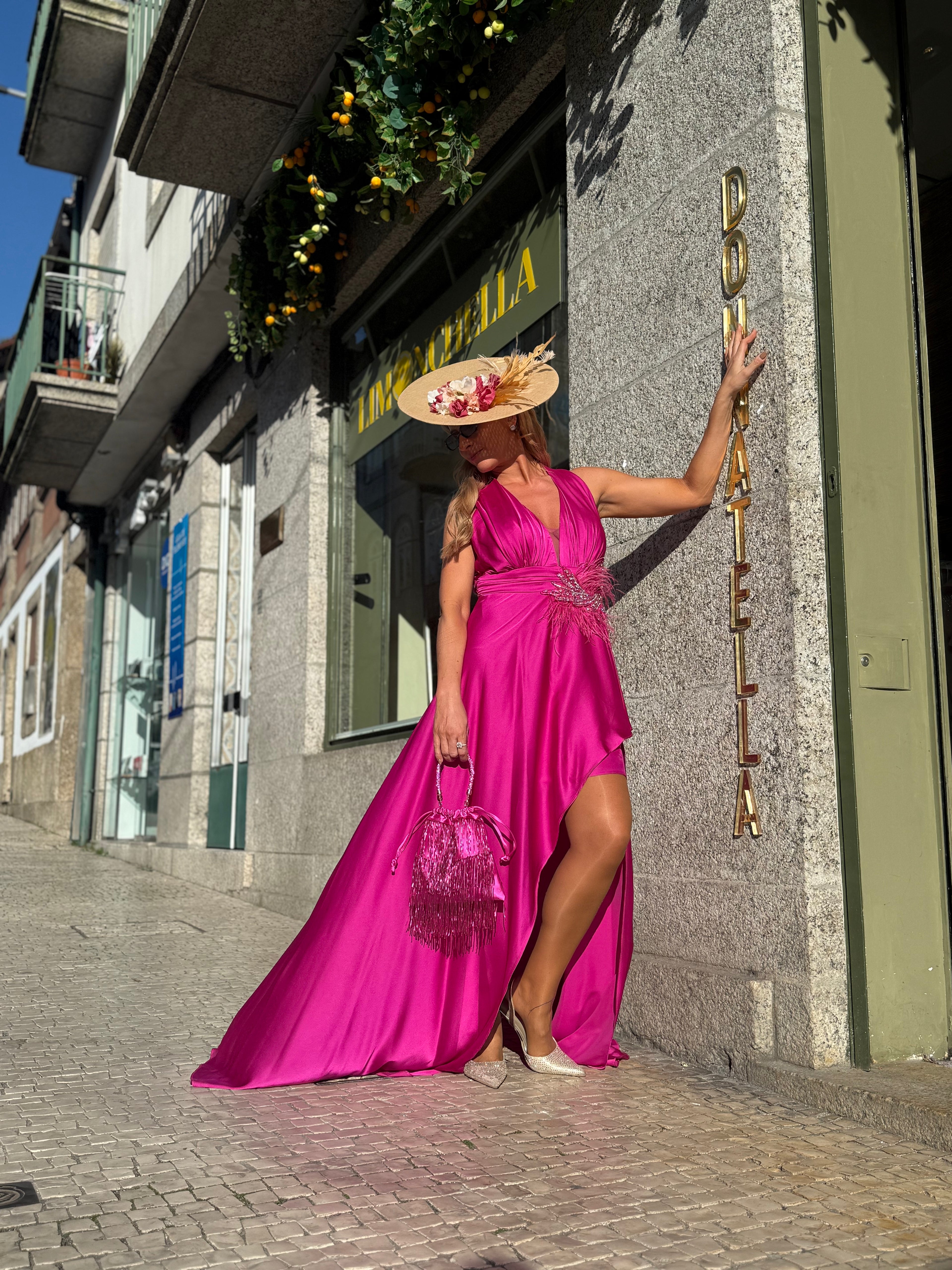 VESTIDO ROSA