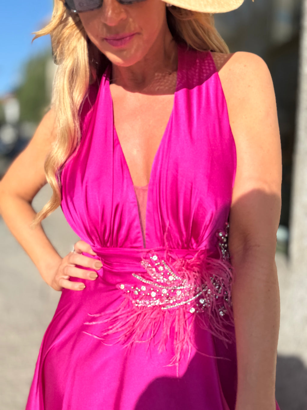 VESTIDO ROSA