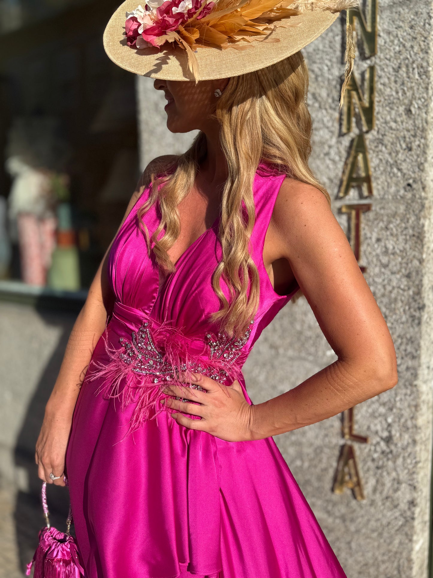 VESTIDO ROSA