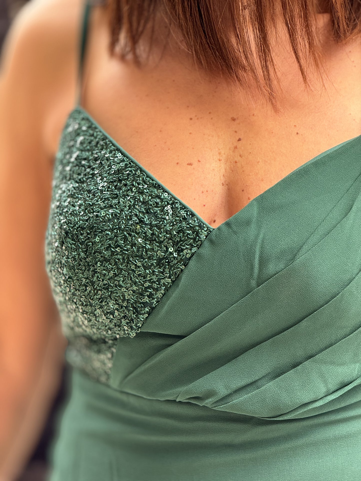 Conjunto verde esmeralda