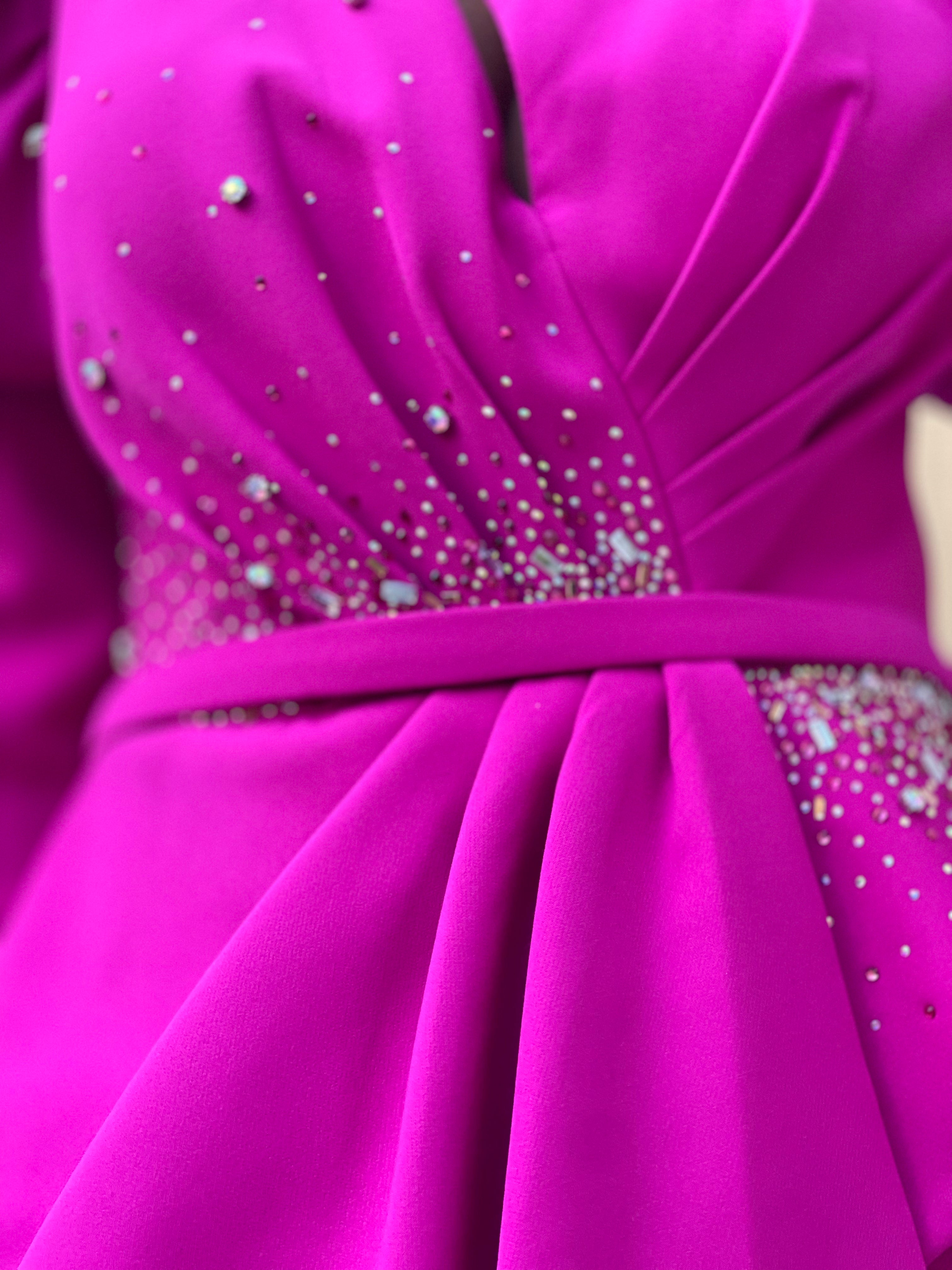 VESTIDO ROSA MIDI
