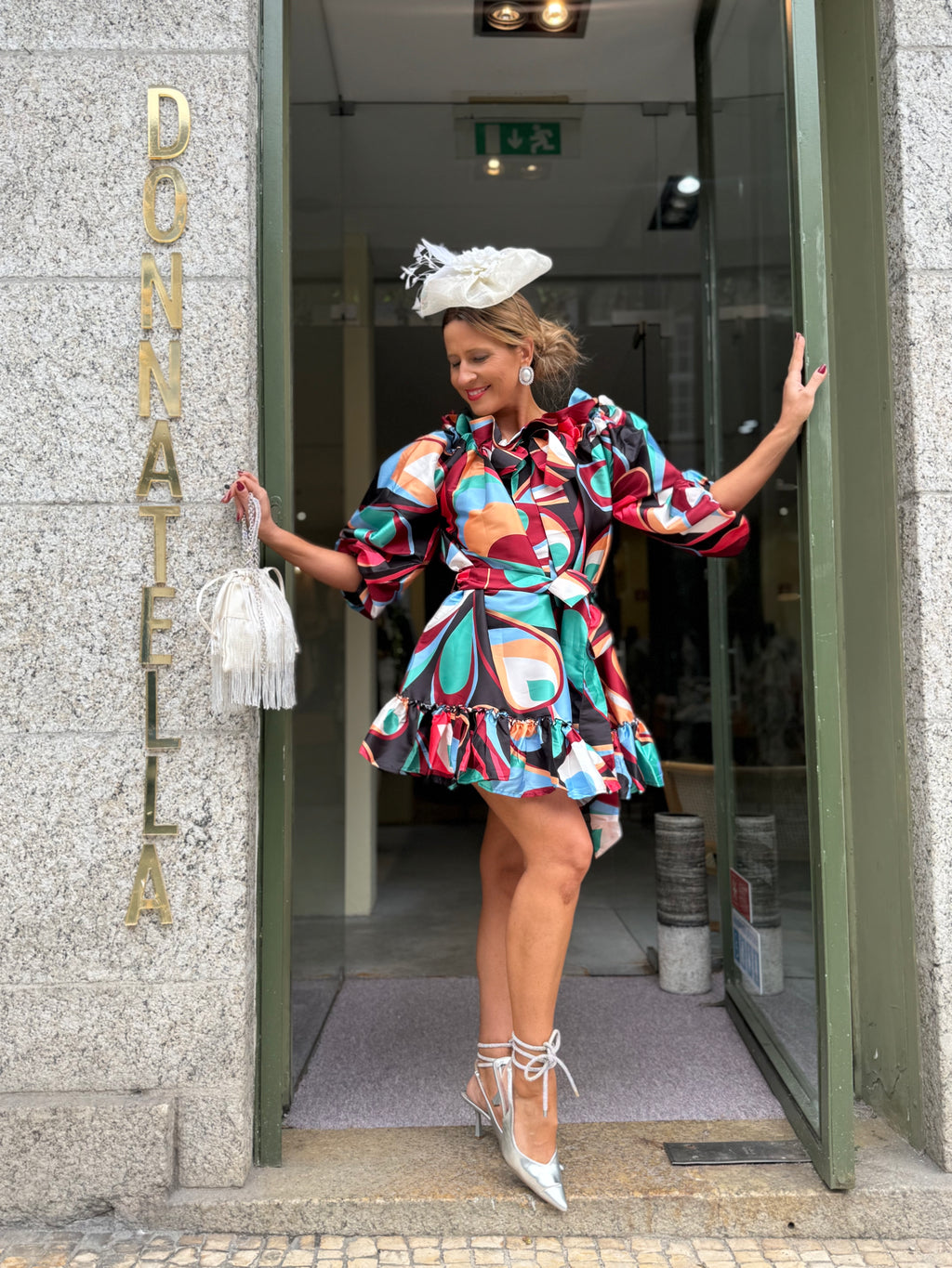 VESTIDO CURTO ESTAMPADO