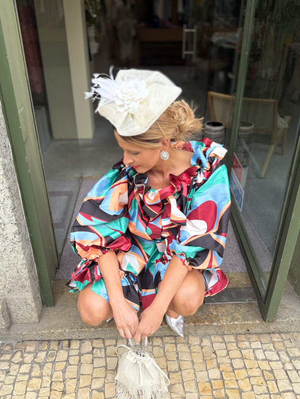 VESTIDO CURTO ESTAMPADO