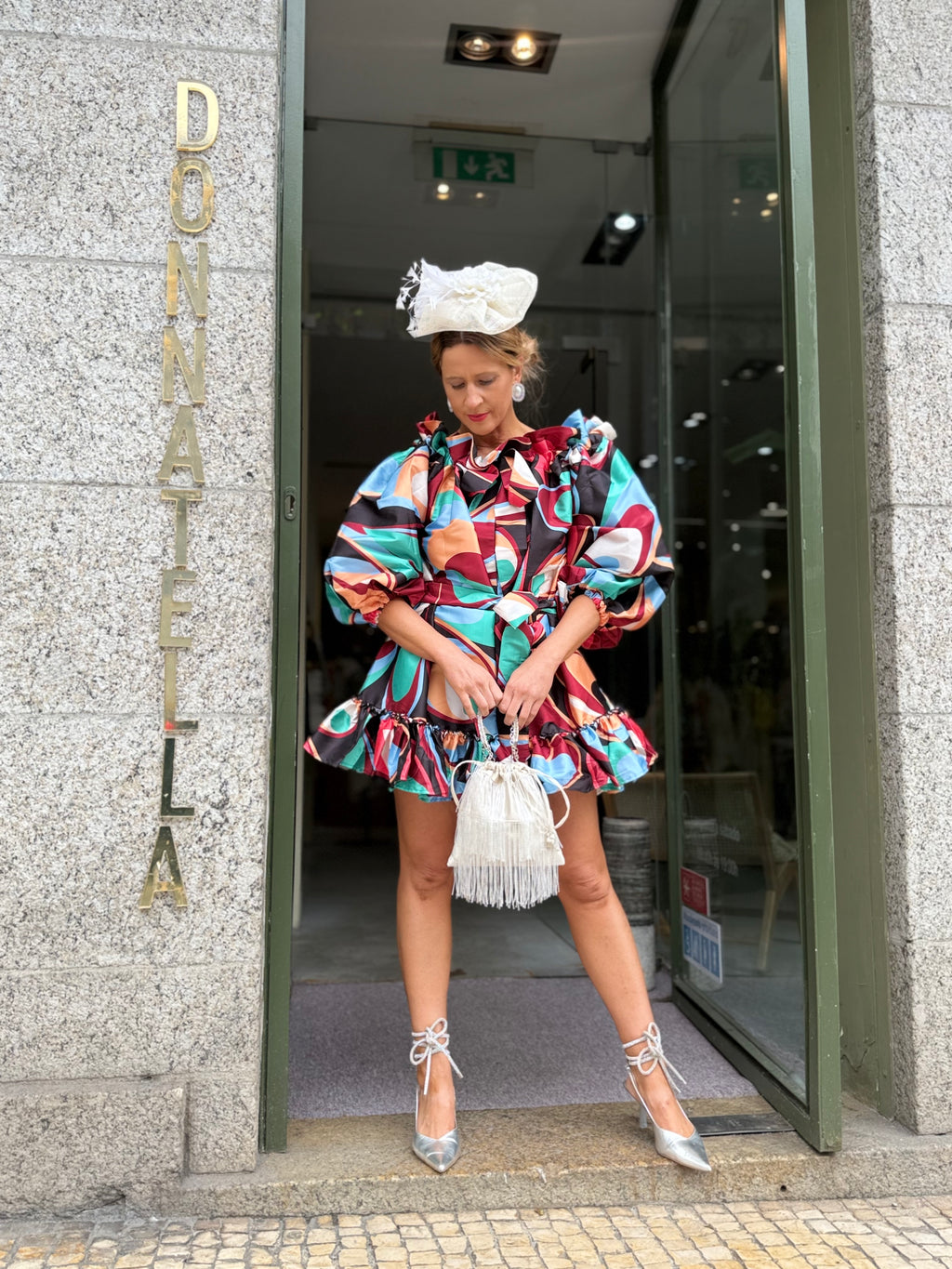 VESTIDO CURTO ESTAMPADO