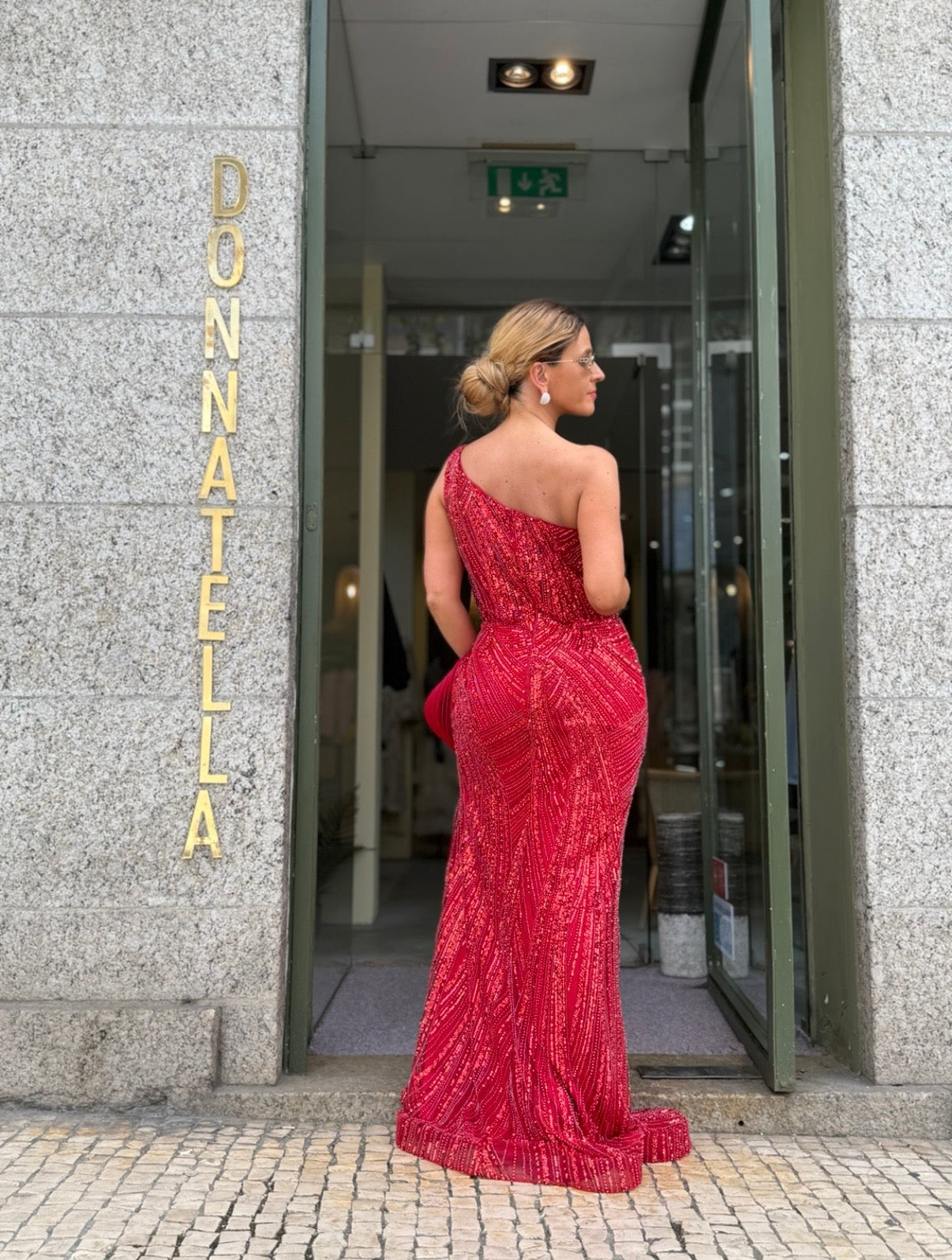 VESTIDO VERMELHO LONGO