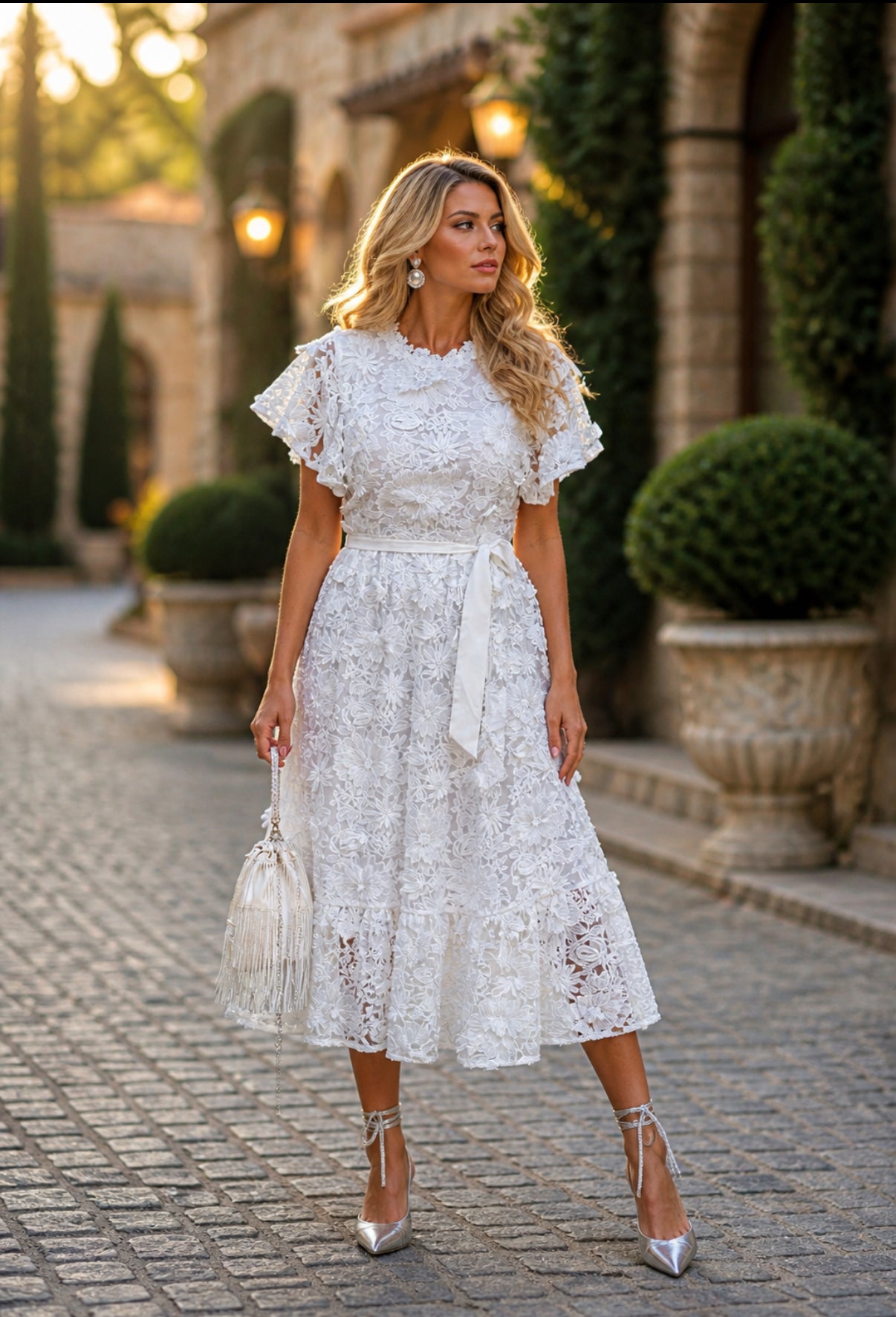 VESTIDO BRANCO RENDADO