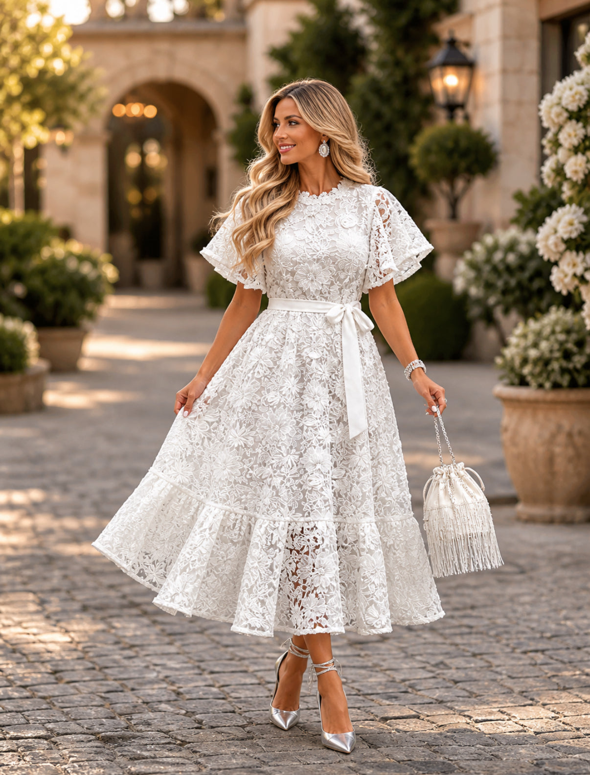 VESTIDO BRANCO RENDADO
