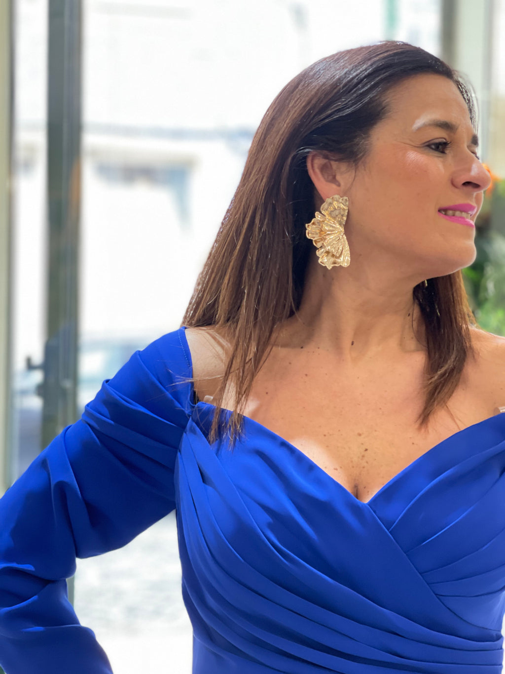 Vestido decote coração
