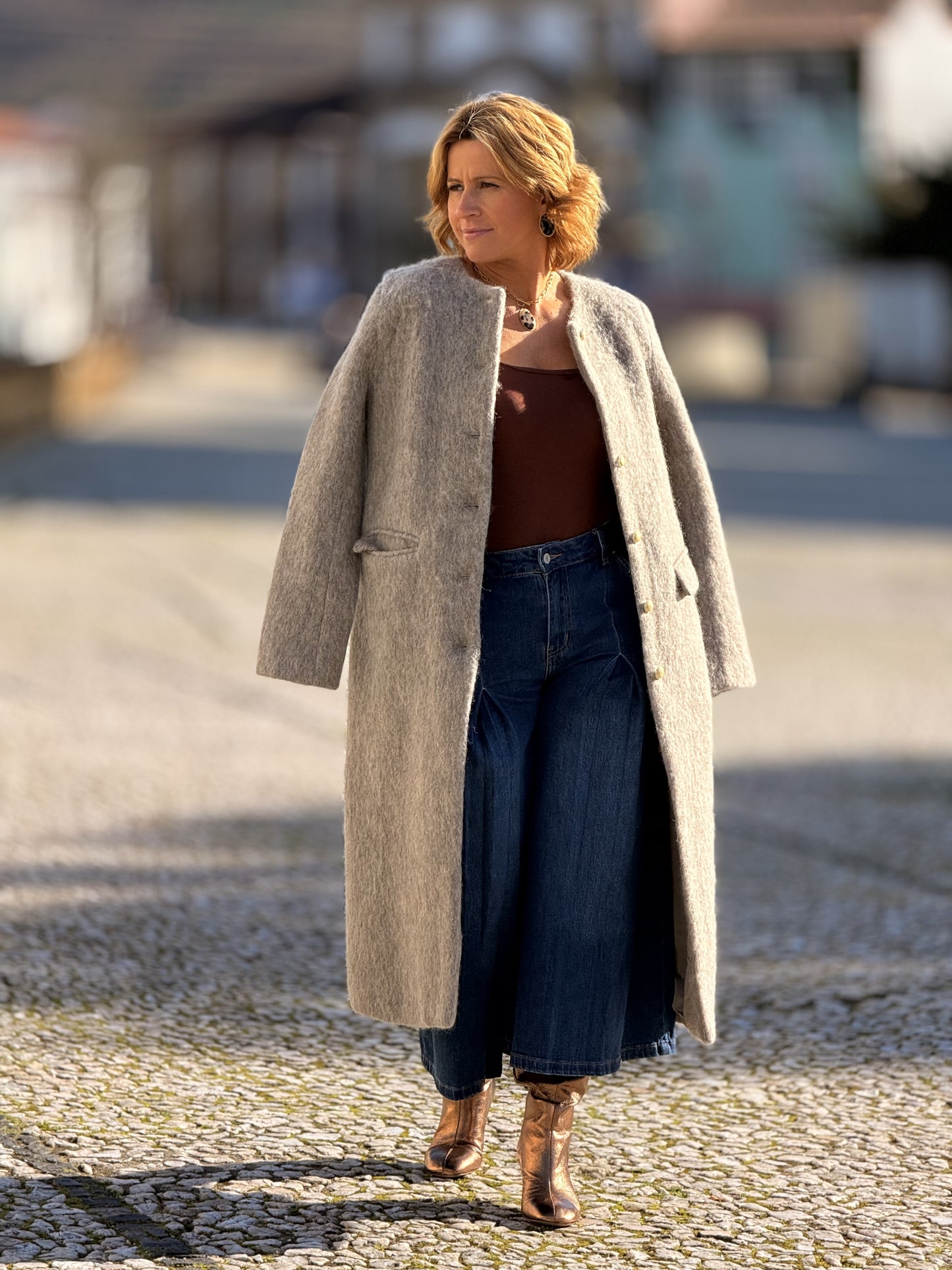 Sobretudo Taupe