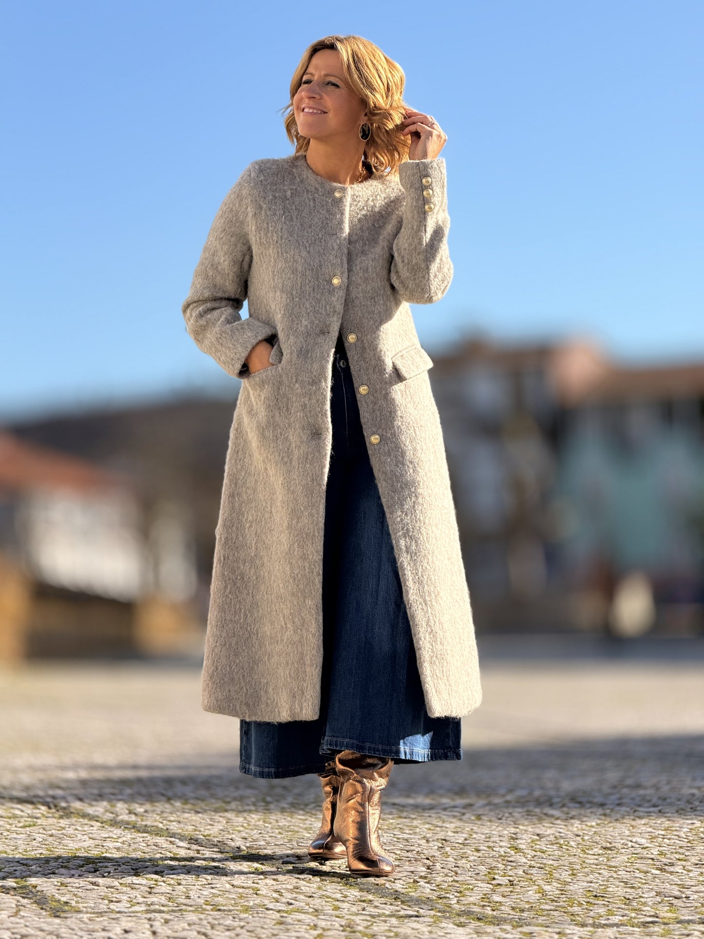 Sobretudo Taupe