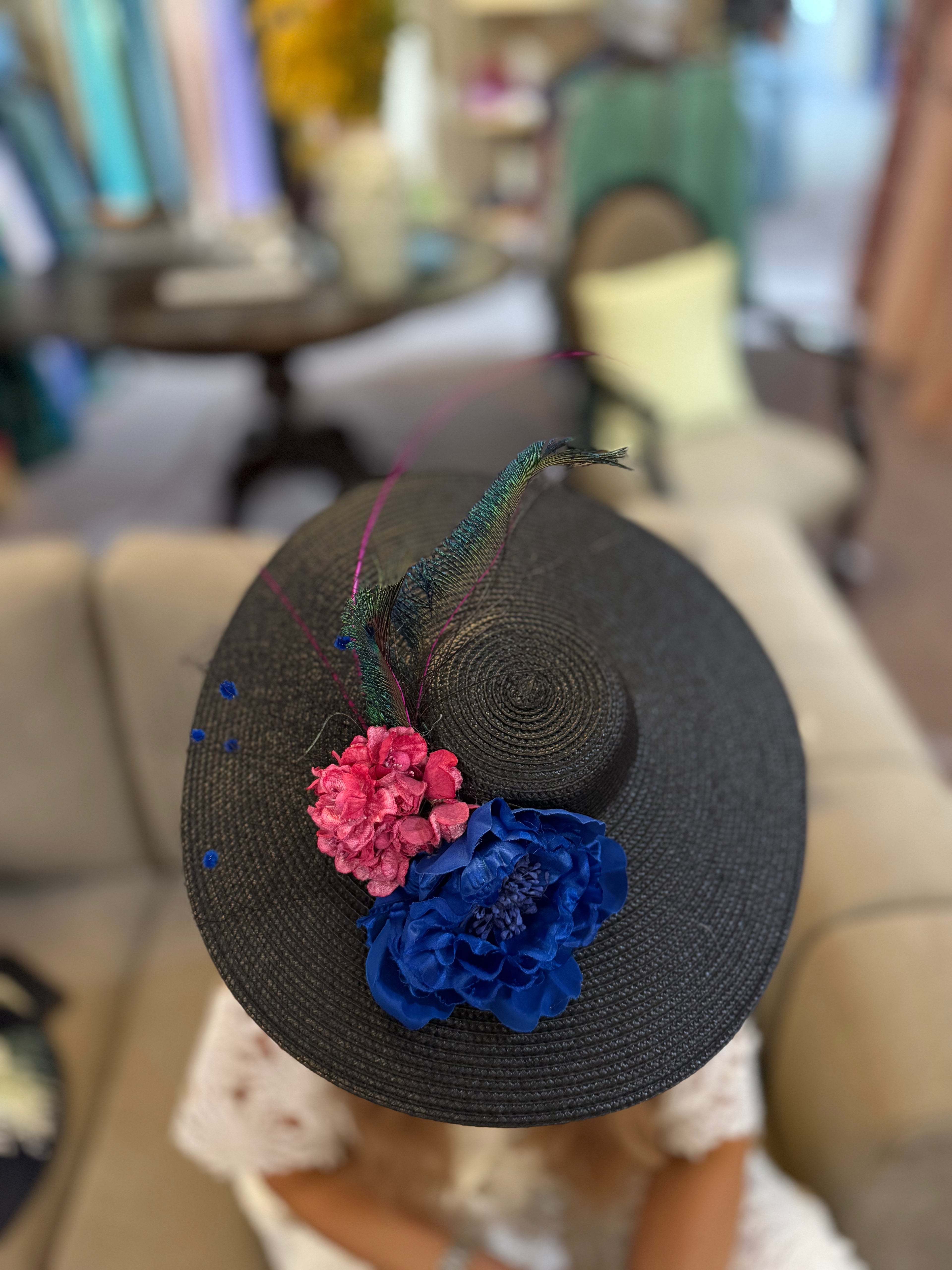 TOUCADO PRETO ROSA E AZUL