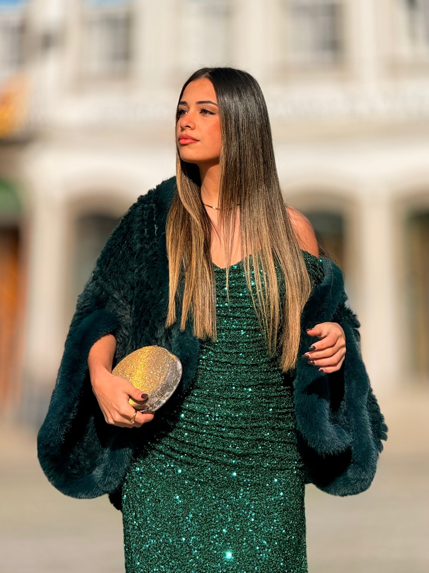 Vestido lantejoulas