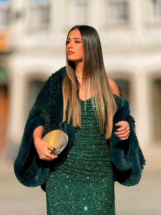 Estola de pelo verdadeiro