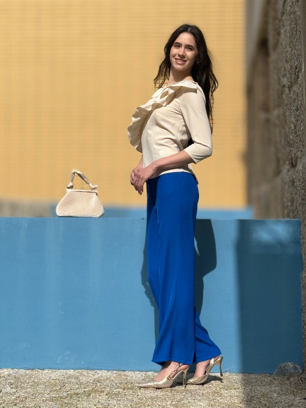 CALÇA AZUL