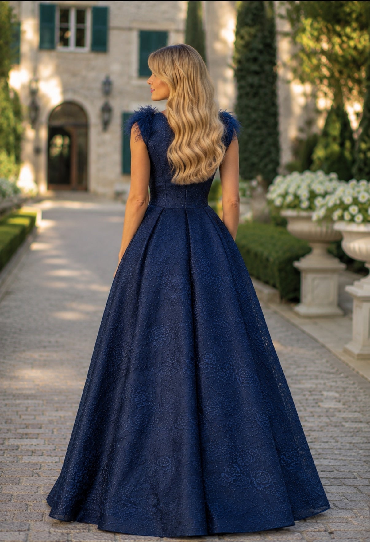 VESTIDO AZUL BALÃO