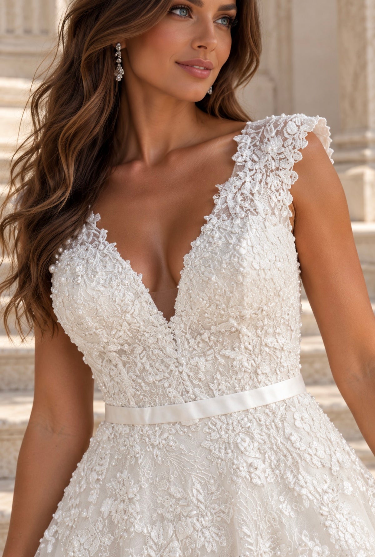 VESTIDO DE NOIVA ELEGANTE