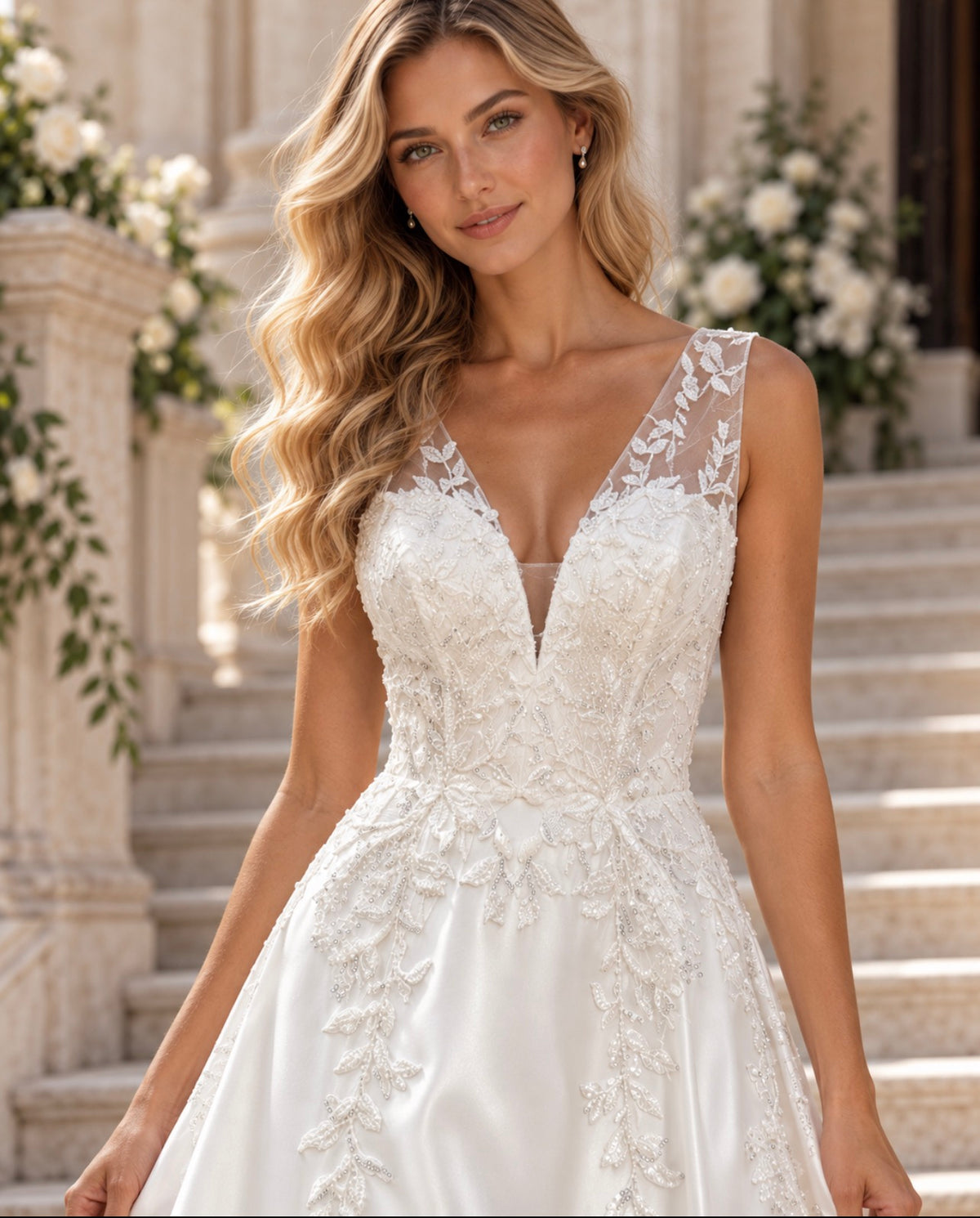 VESTIDO DE NOIVA ACETINADO